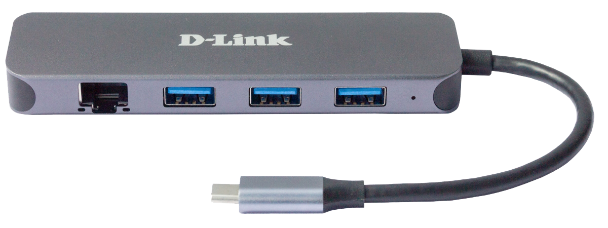 Докинг станция D-Link USB Hub DUB-2334 / DUB-2334 Gray - PN DUB-2334