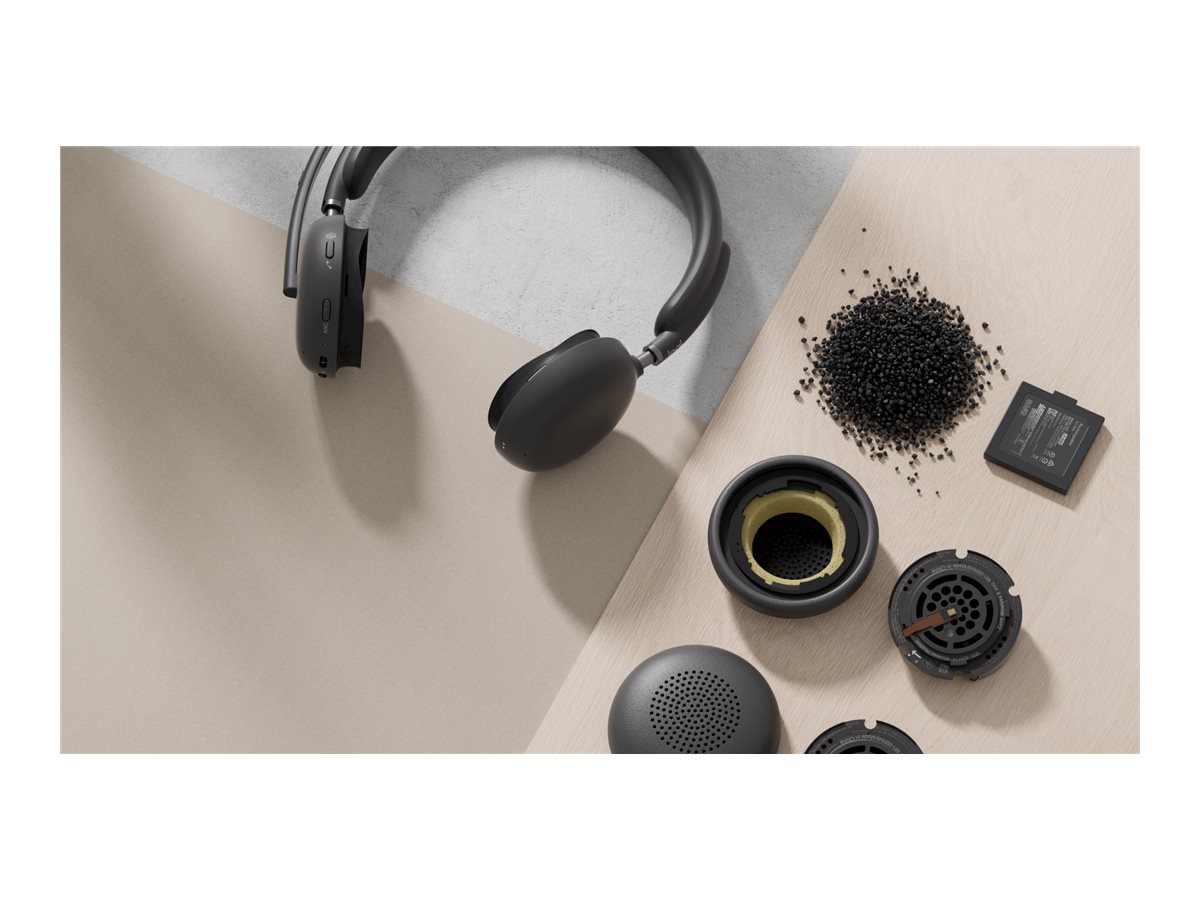 Слушалки Logitech Headset Zone Wireless 2 MS Graphite - PN 981-001436