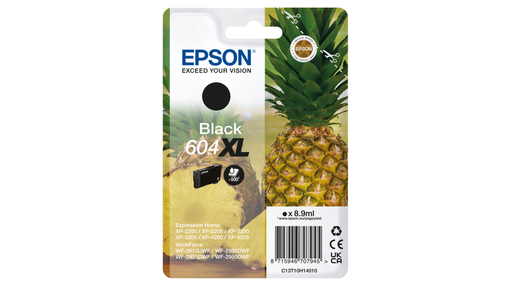 Глава за Epson WorkForce WF-2930/Expression Home XP-4200/XP-3200/XP-2200 Series - Ink - /604XL/ / C13T10H14010 - Black - XL - PN C13T10H14010