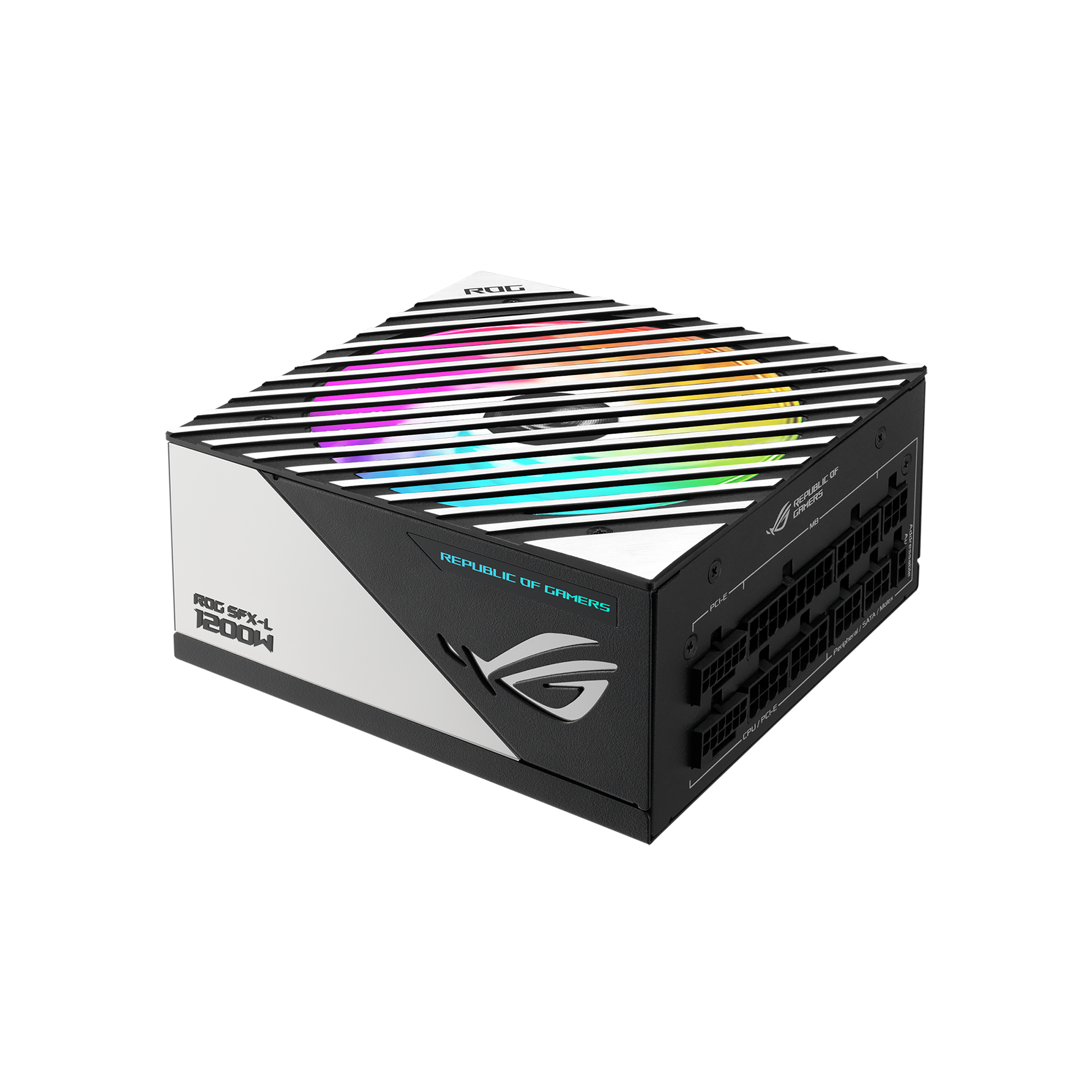 Захранване Asus PC power supply unit ROG Loki 1200W Titanium Silver-Black - PN 90YE00N0-B0NA00