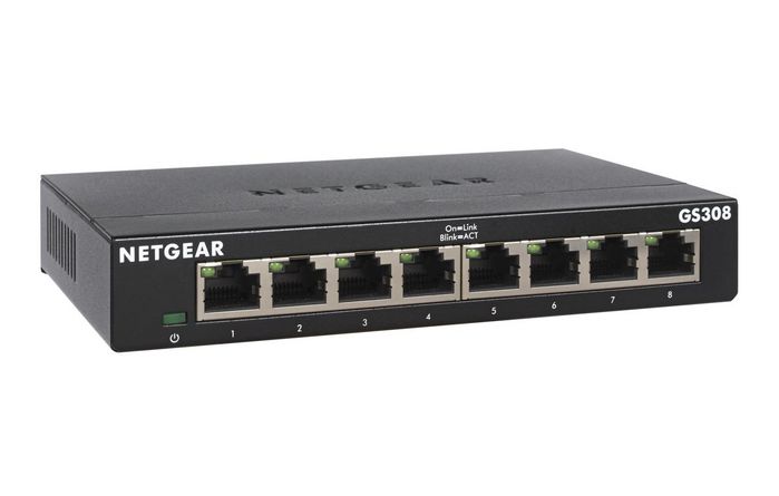 Суич Netgear Switch GS308 / GS308-300PES Black - PN GS308-300PES