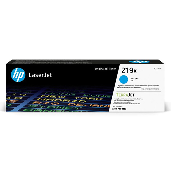 КАСЕТА ЗА HP Color Laserjet PRO 3202/3302 - HIGH CAPACITY - Cyan - /219X/ - PN W2191X