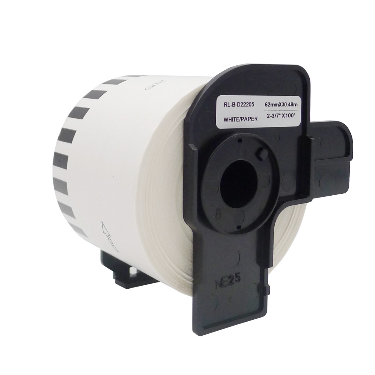 ЛЕНТА ЗА ЕТИКЕТНИ ПРИНТЕРИ BROTHER ТИП QL - CONTINUOUS PAPER TAPE - 62 mm x 30,48 m - DK22205 (DK-22205) - PN RL-BR-DK22205 - G&G