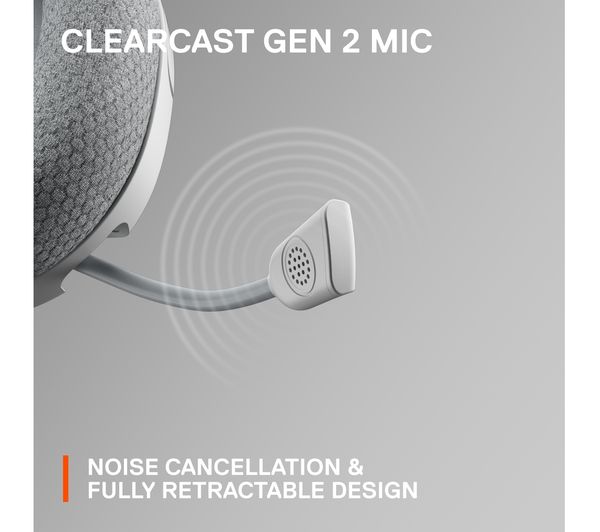 Гейминг слушалки SteelSeries Headset ARCN1PW / 61612 White - PN 61612