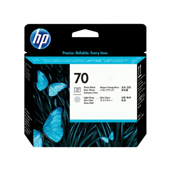 ГЛАВА (PRINTHEAD) ЗА HEWLETT PACKARD Photosmart Pro B9180 Professional Photo Printer/Designjet Z2100/Z3100/Z3200/Z5200 - Photo Black and Light Grey Printhead - /70/ - PN C9407A
