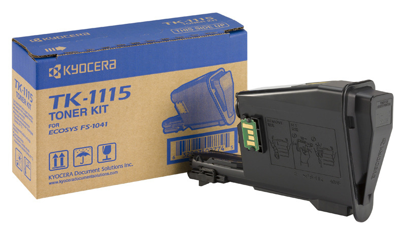 Тонер касета за Kyocera FS-1041/FS-1320 MFP/FS-1220 MFP - Toner - TK-1115 (TK1115) / 1T02M50NL1 - Black - PN 1T02M50NL1