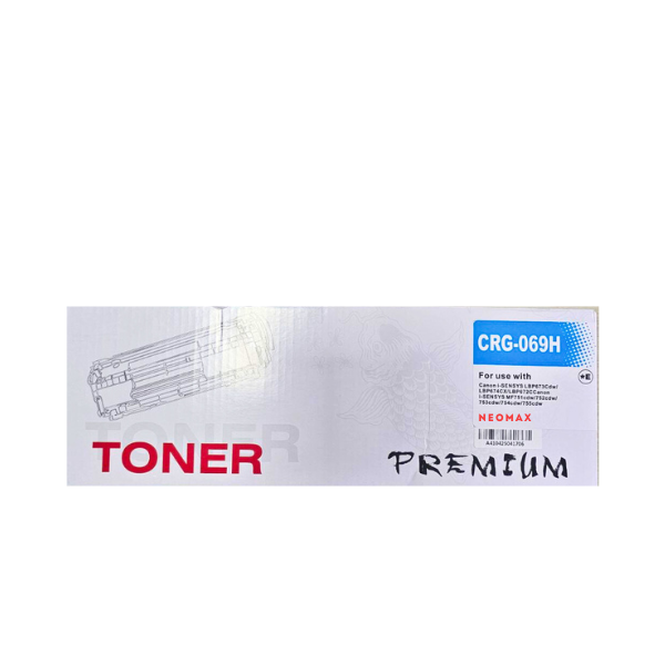 КАСЕТА ЗА CANON i-SENSYS LBP673 series/i-SENSYS MF752/MF754 Series - 5097C002AA - HIGH CAPACITY - Cyan - WITHOUT CHIP / БЕЗ ЧИП - CRG069HC (CRG-069HC) - PN CT-CRG069HC - NEOMAX