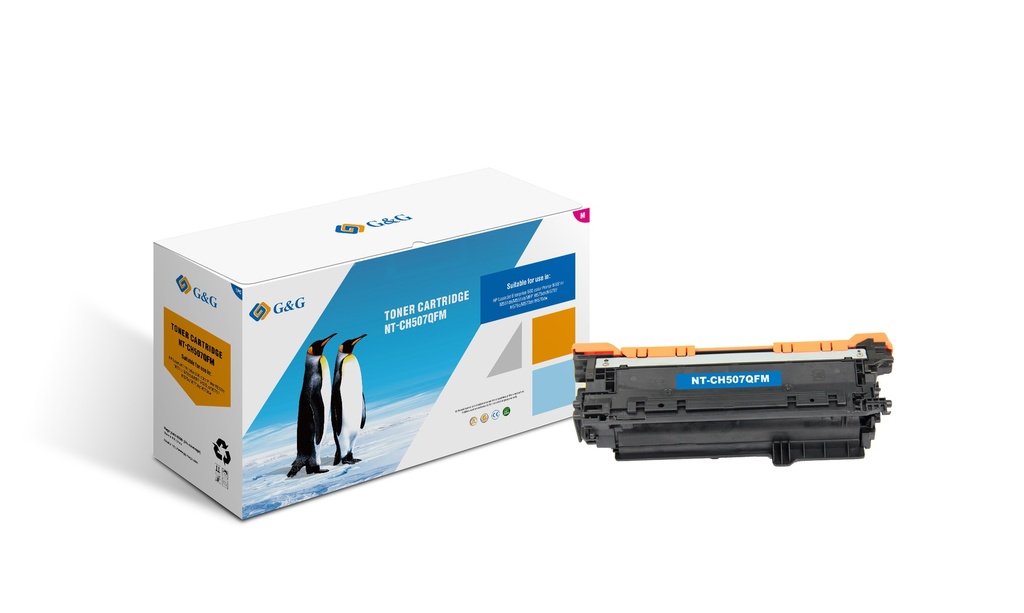 КАСЕТА ЗА HP Color Laserjet Enterprise 500 M551 - /507A/ - Magenta - CE403A  - PN NT-CH507QFM - G&G