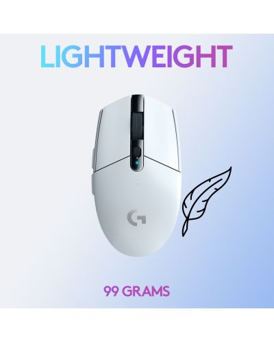 ГЕЙМЪРСКА МИШКА LOGITECH G305 Gaming Lightspeed - Wireless - White - PN 910-005291