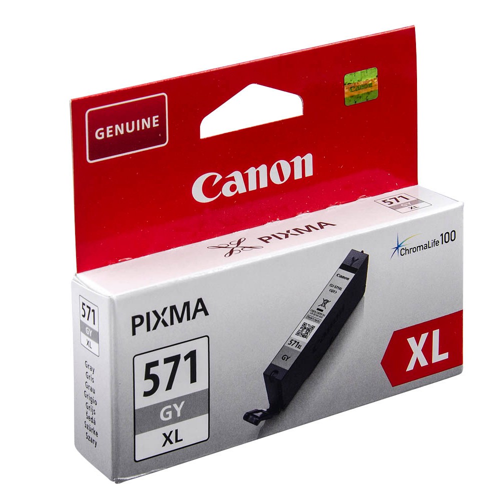 ГЛАВА ЗА CANON PIXMA MG 5700/5750/5751/5752/5753/6800/6850/6851/6852/6853/7700/7750/7751/7752/7753/ TS-Serie 5055/6052/5050/5051/5052/6050/6051/8050/8051/8052/8053/9050/9051/9052 - Grey ink tank - /571/ - CLI-571XLGY (CLI571XLGY) - PN 0335C001