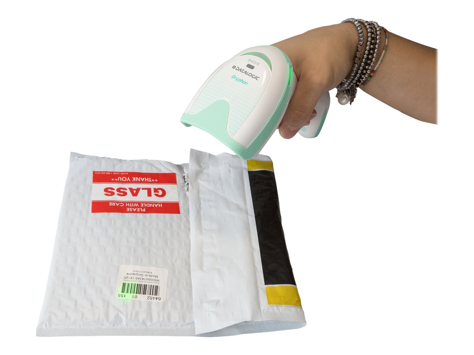 Баркод скенер Datalogic Barcode scanner GD4520W бял - PN GD4520-HCK1