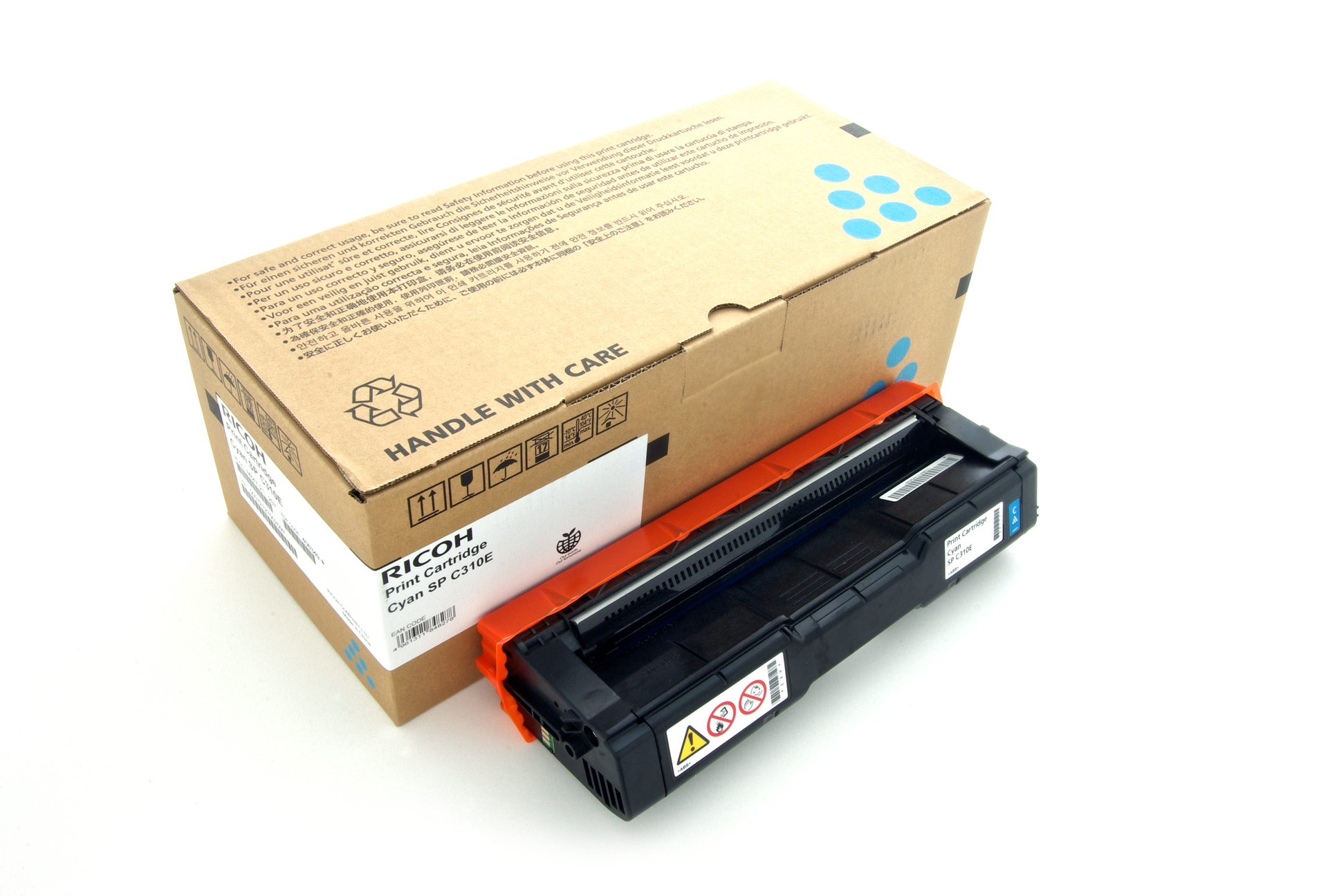 Тонер касета за Ricoh Aficio SP C310/C230 Series - Toner - Type SPC310 / 407641 - Cyan - PN 407641