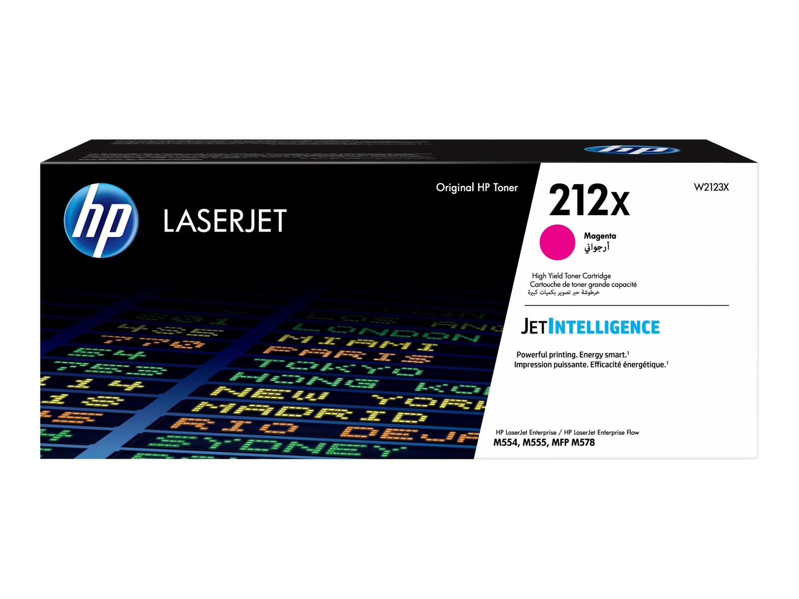 Тонер касета за HP Color LaserJet Enterprise M555/M554 Series - HIGH CAPACITY - Toner - /212X/ / W2123X - Magenta - XL - PN W2123X