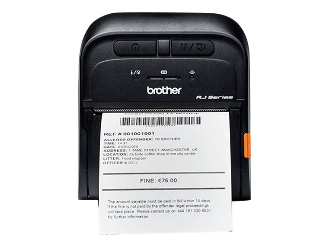 МОБИЛЕН ПРИНТЕР BROTHER RJ-3055WB (RJ3055WB) - PN RJ3055WBXX1