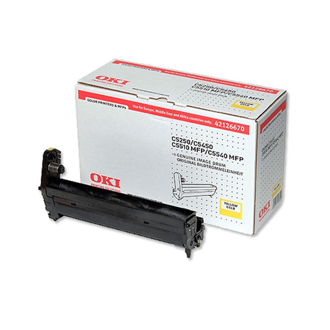 БАРАБАННА КАСЕТА ЗА OKI C5250/C5450/C5510 MFP/5540 MFP - Yellow - DRUM UNIT - PN 42126670