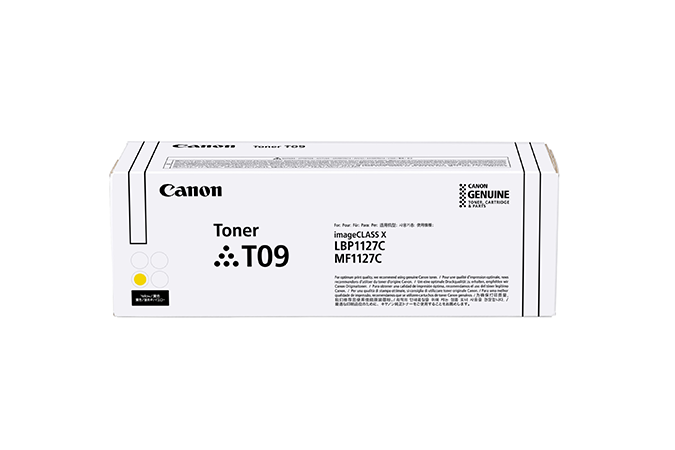 Тонер касета за Canon i-SENSYS X C1100/C1127 Series - Toner - /T09/ / 3017C006 - Yellow - (3017C006 / 3017C006AA) - PN 3017C006