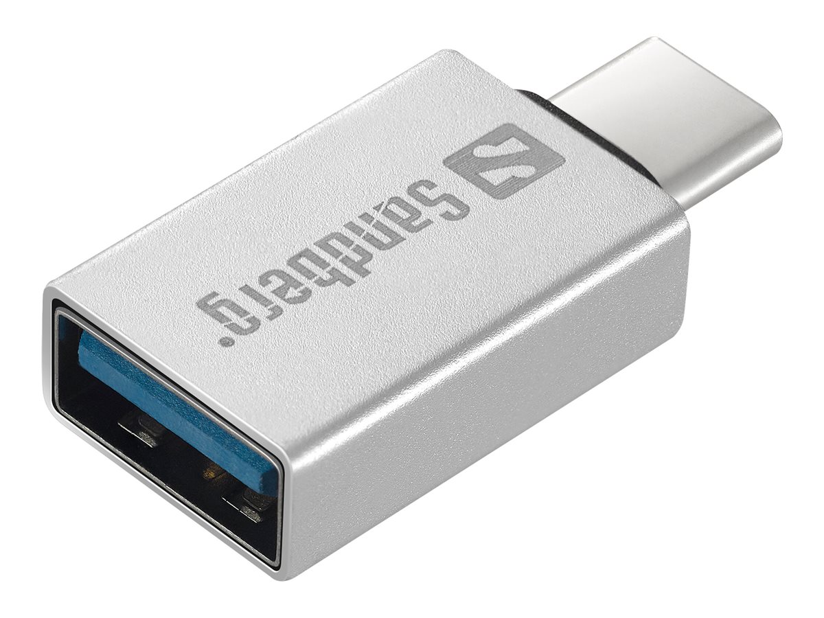АДАПТЕР SANDBERG USB-C към USB 3.0 - Grey - PN 136-24