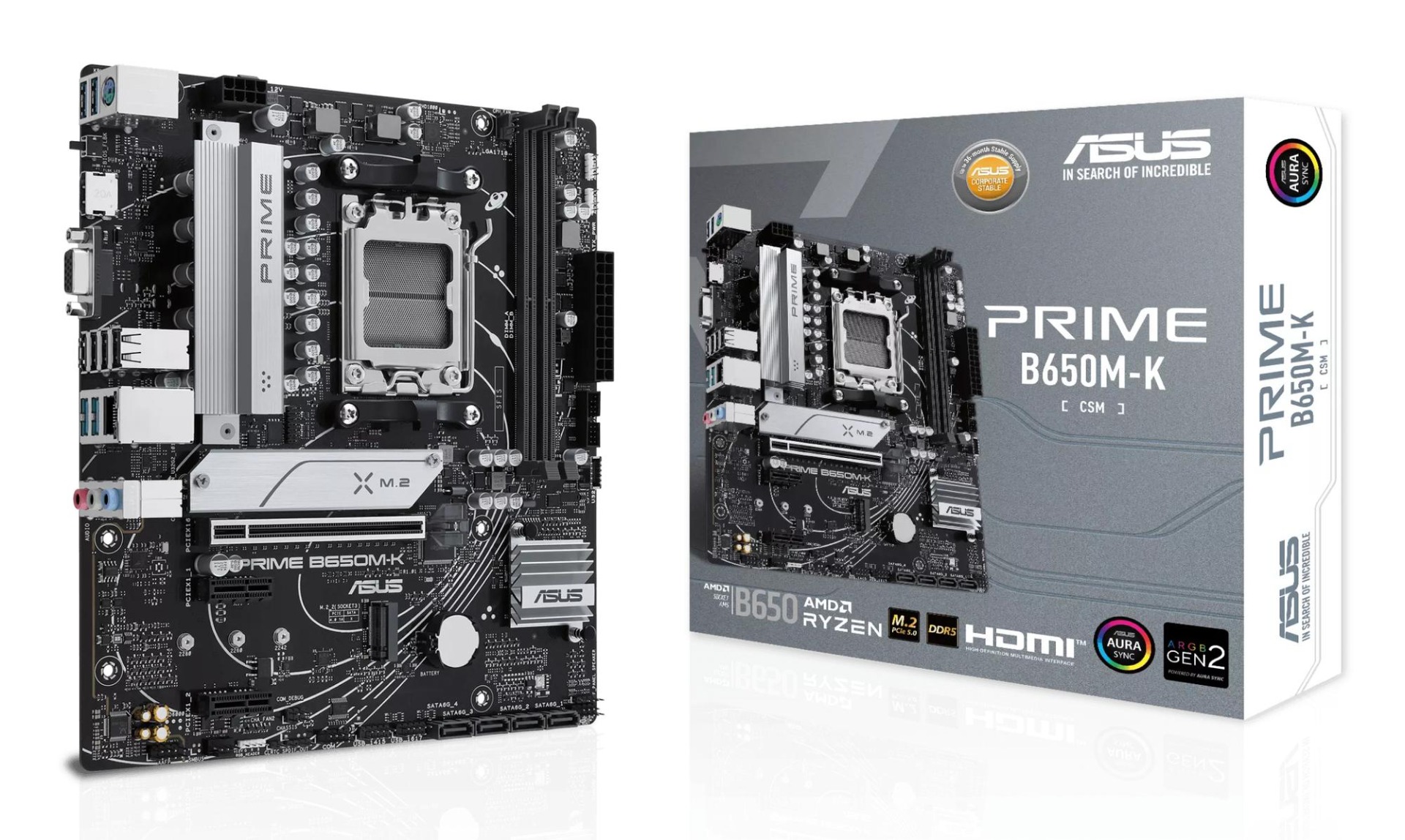 Дънна платка ASUS Mainboard Prime B650M-K - PN 90MB1F60-M0EAY0