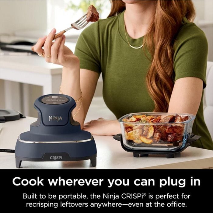 Фритюрник с горещ въздух SharkNinja Hot air fryer Crispi Blue, grey, transparent - PN FN101EUGY