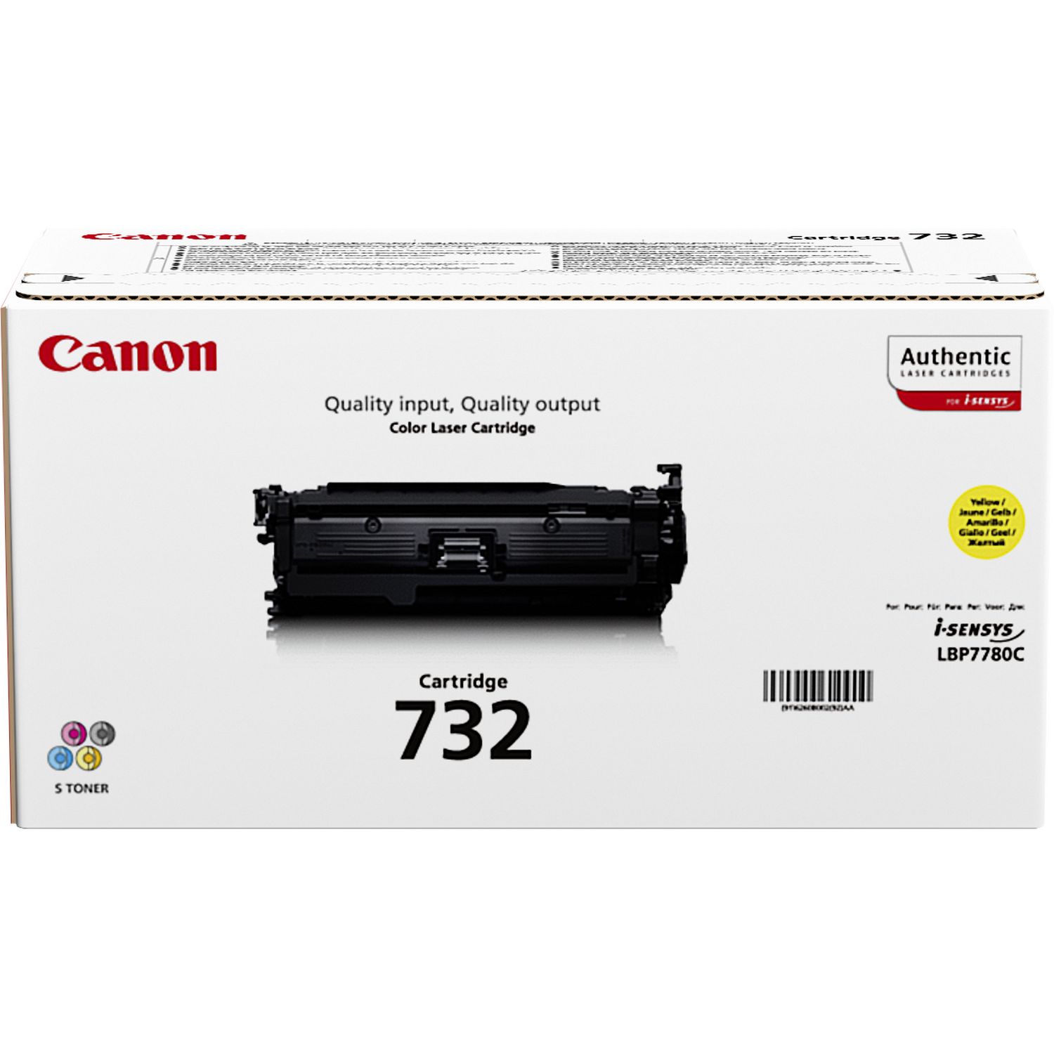 Тонер касета за Canon LBP-5480/i-SENSYS LBP-5480/LBP-7780 - Toner - /732/ / 6260B002 - Yellow - PN 6260B002
