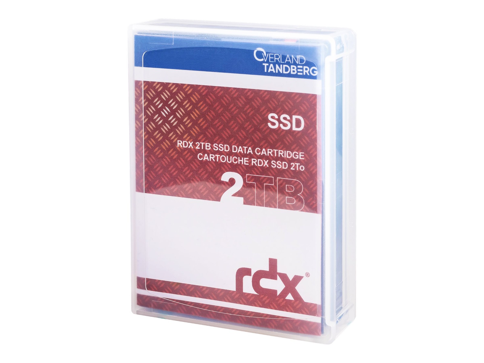 Касета за съхранение Tandberg Data RDX cartridge OT SSD 2TB / Black/Orange - PN 8878-RDX