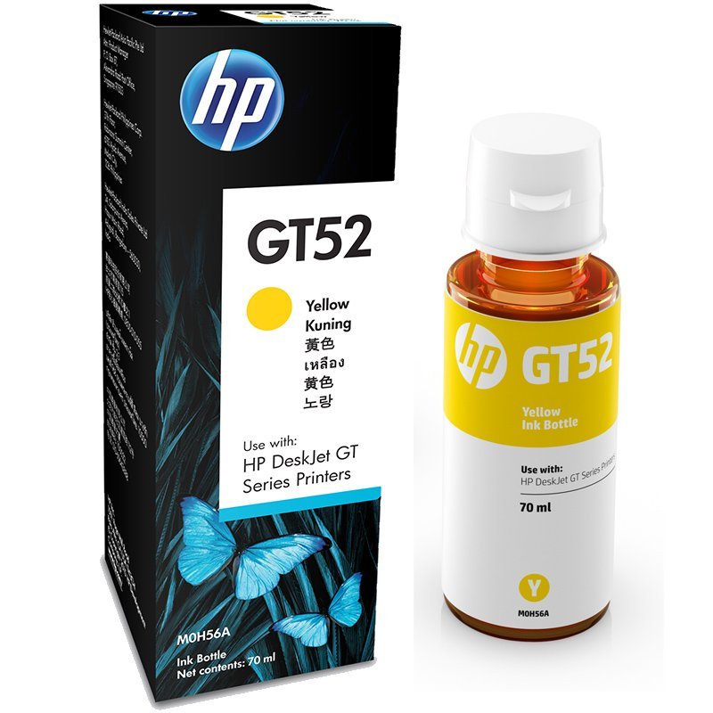 БУТИЛКА МАСТИЛО ЗА HEWLETT PACKARD DeskJet GT series - Yellow - Ink Bottle -  /GT52/ - PN M0H56AE