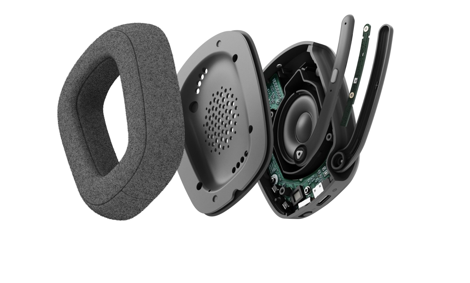 Слушалки Logitech Headset Logi Zone Vibe Graphite - PN 981-001157