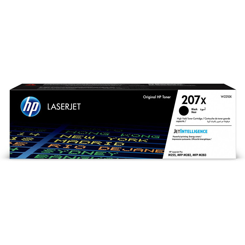 КАСЕТА ЗА HP Color Laserjet PRO M255/MFP M282/M283 - HIGH CAPACITY - Black - /207X/ - PN W2210X