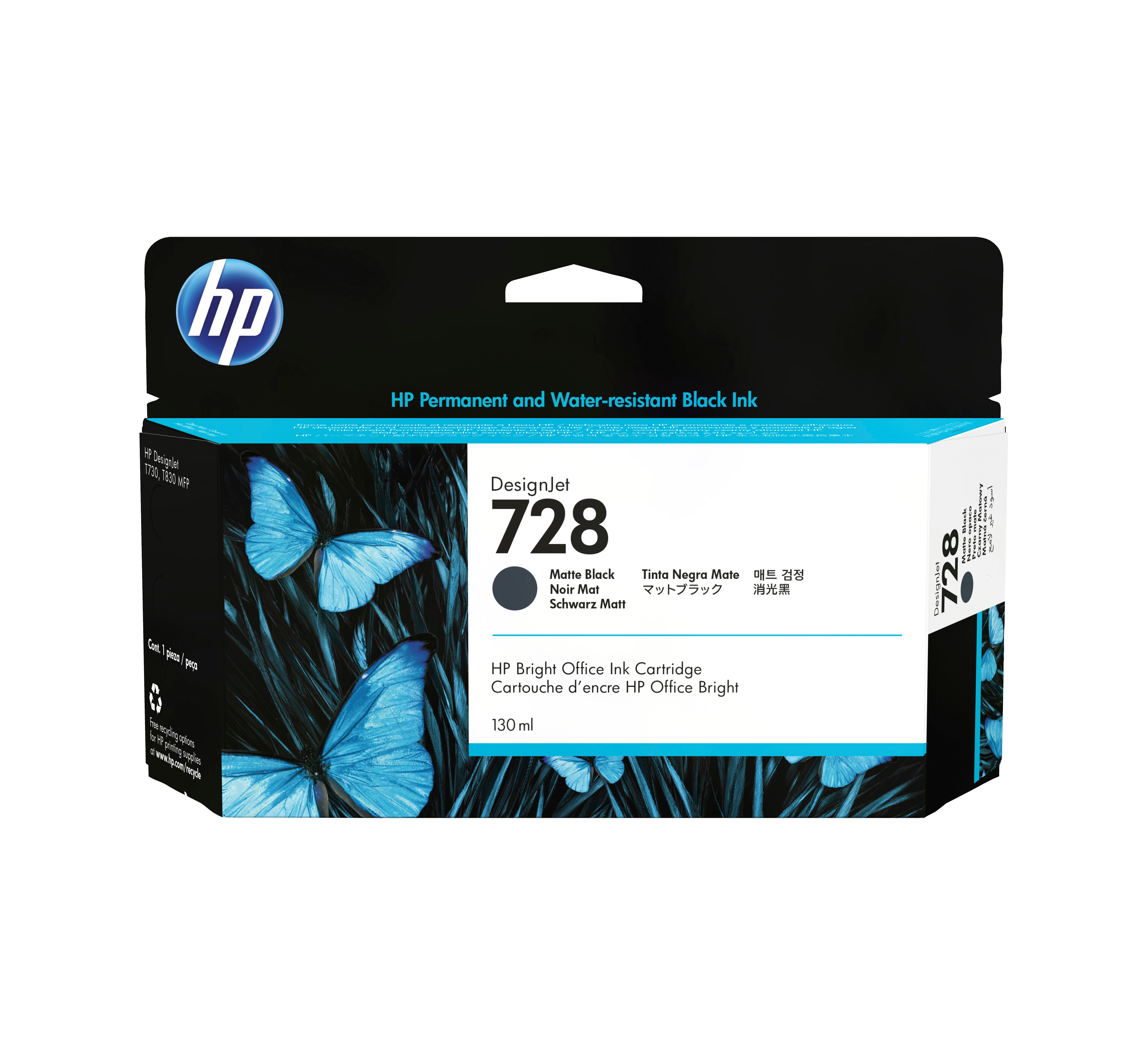 Глава за HP DesignJet T830 Series - Ink - /728/ / 3WX25A - Matte Black - XL - PN 3WX25A
