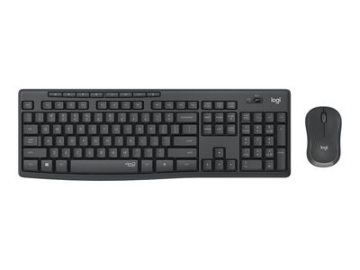 КОМПЛЕКТ МИШКА + КЛАВИАТУРА LOGITECH MK295 DE - Wireless / Безжична  - БЕЗ БДС КИРИЛИЗАЦИЯ  (WITHOUT BDS CYRILLIC) - НЕМСКИ! - Graphite - PN 920-009794