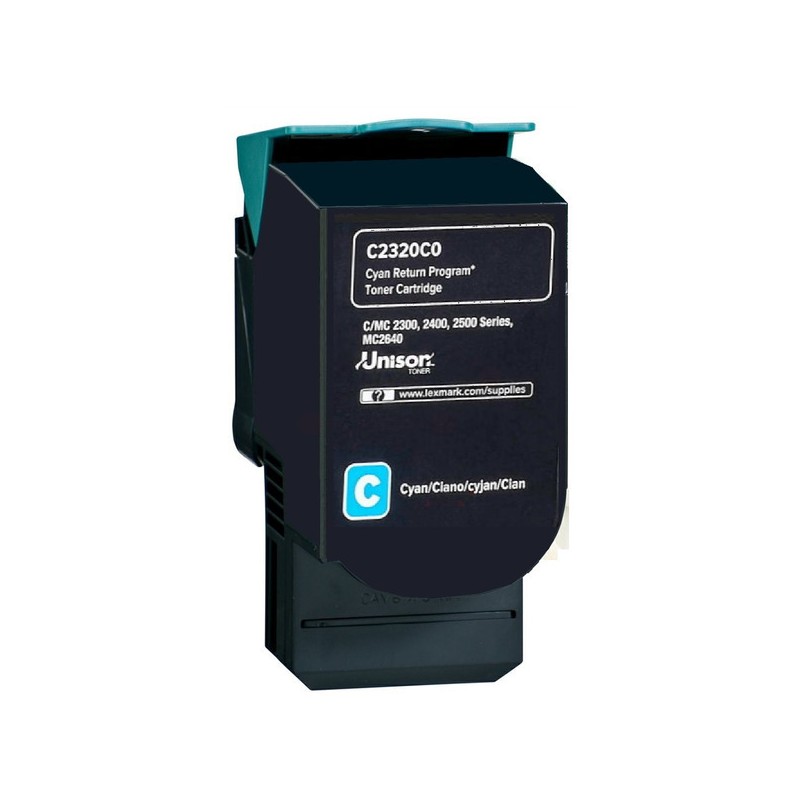 Тонер касета за Lexmark MC2425adw/MC2535adwe/MC2640adwe/C2425dw - Toner - C242XC0 - Cyan - PN C242XC0