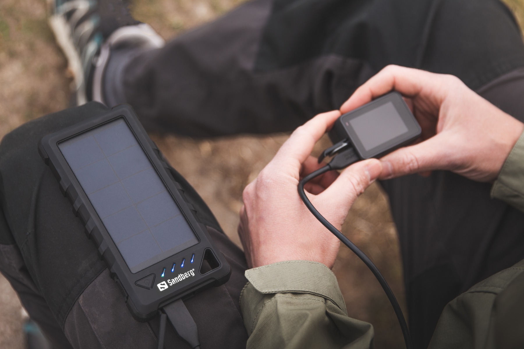 ПРЕНОСИМА СОЛАРНА БАТЕРИЯ SANDBERG 16000 mAh - Black - PN 420-35