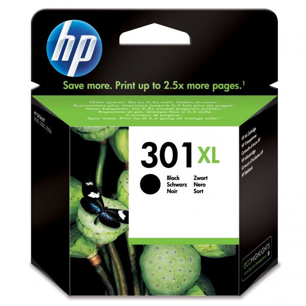 ГЛАВА ЗА HEWLETT PACKARD DeskJet 1050/2050/2050s - HIGH CAPACITY - Black - /301XL/ - PN CH563EE