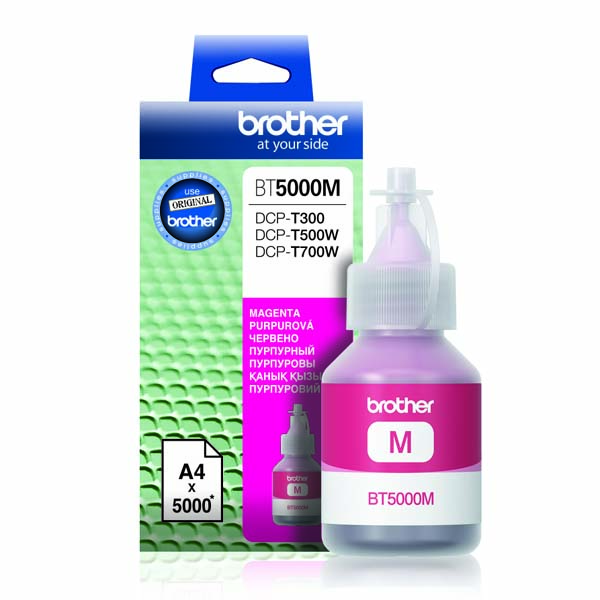 БУТИЛКА МАСТИЛО ЗА BROTHER DCP T300/T500W/T700W - Ink Bottle - Magenta - PN BT5000M (BT-5000M)