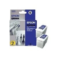 КОМПЛЕКТ 2 ГЛАВИ ЗА EPSON STYLUS 740/760/860/1160 - Black twin pack - S020189 - OUTLET - PN S020209