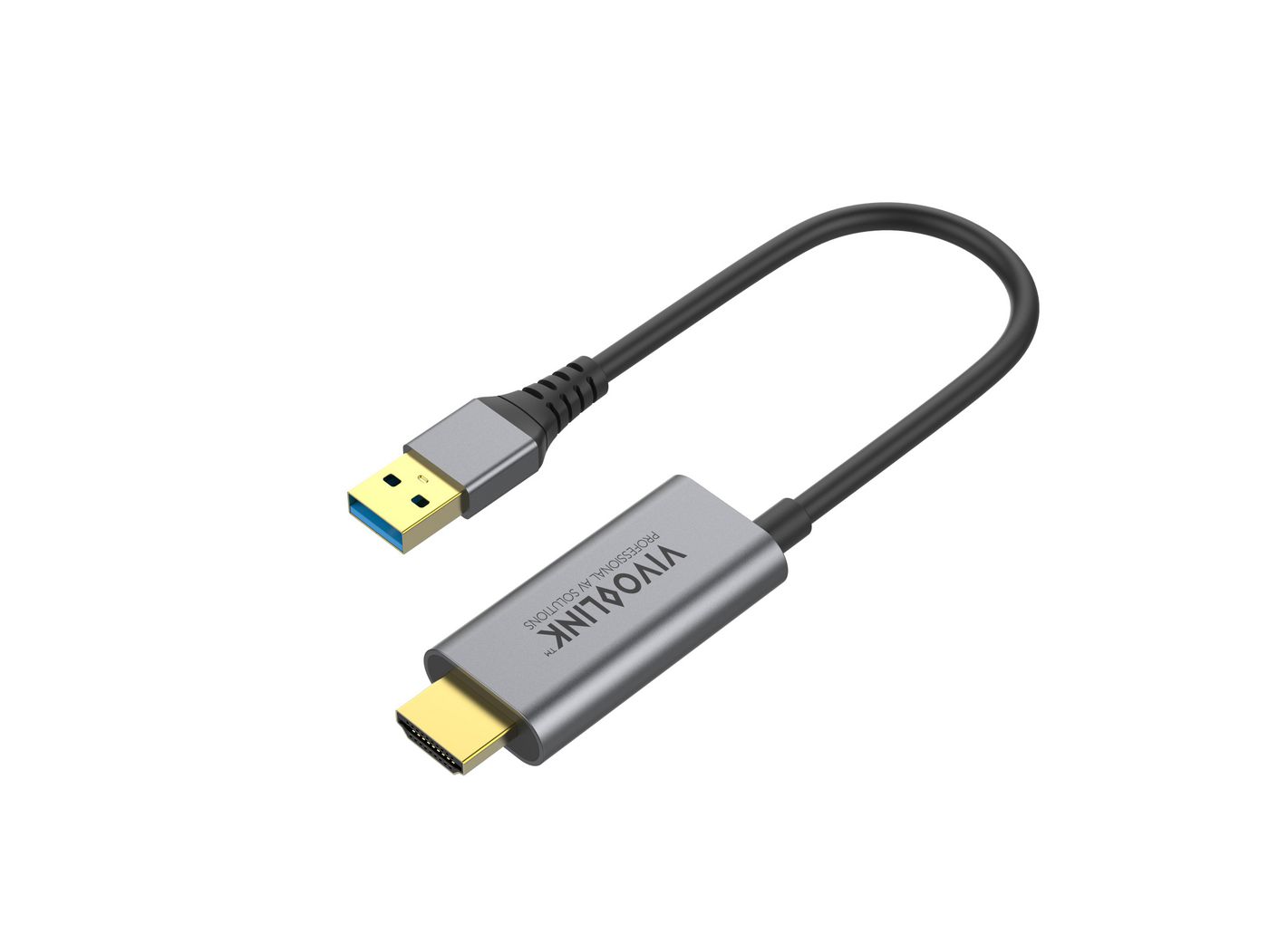 АДАПТЕР VIVOLINK HDMI & USB-A към USB-C - Black - PN PROADHDMI