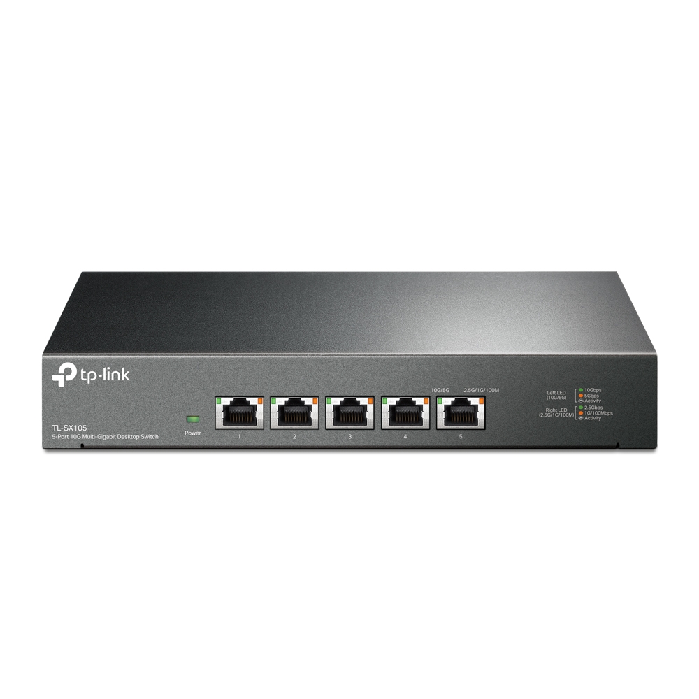 Суич TP-LINK Switch TL-SX105 / TL-SX105 - Black - PN TL-SX105