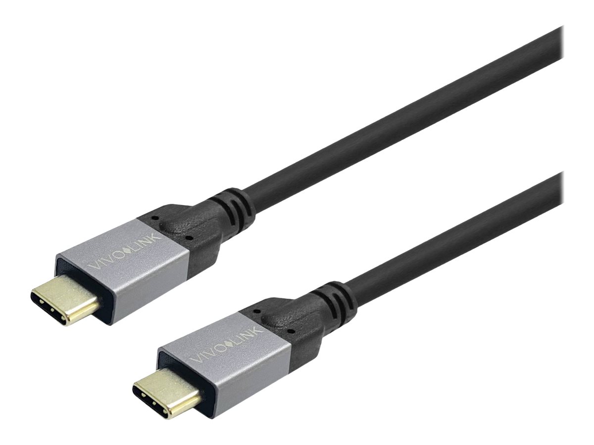 КАБЕЛ VIVOLINK USB-C to USB-C C USB3.2 - 20 Gbps - 2m - Black - PN PROUSBCMM2