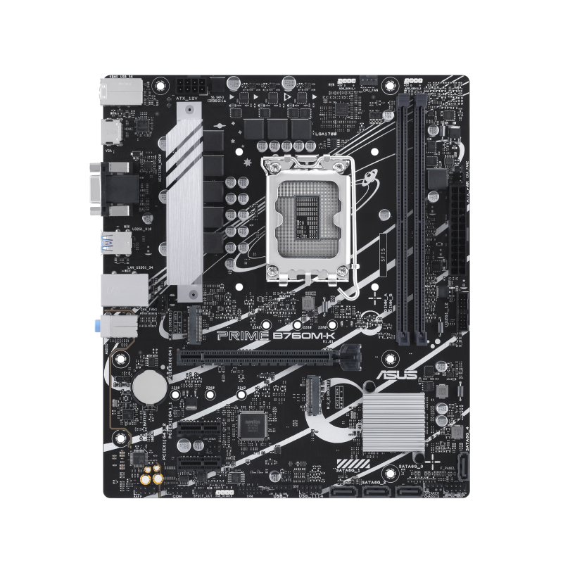 Дънна платка Asus Motherboard PRIME B760M-K / 90MB1FI0-M1EAY0 - Black - PN 90MB1FI0-M1EAY0