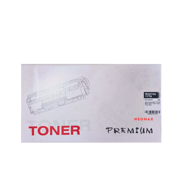 КАСЕТА ЗА HP Color Laserjet MFP 179FNW/MFP 178NW/150NW - /117A/ - Black - W2070A - WITH CHIP / С ЧИП - PN HT-W2070A - NEOMAX