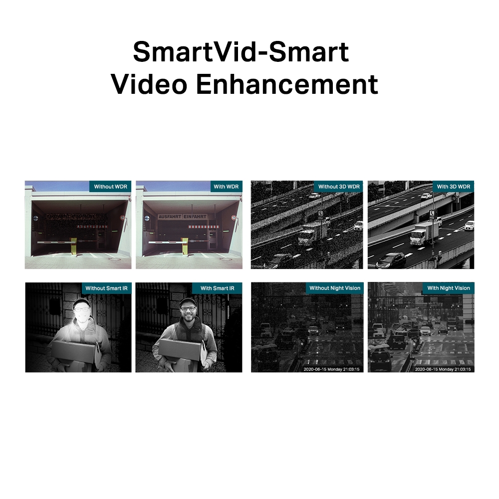 Камера за видеонаблюдение TP-LINK Surveillance camera C330 6mm / VIGI C330(6MM) - White/Black - PN VIGI C330(6MM)