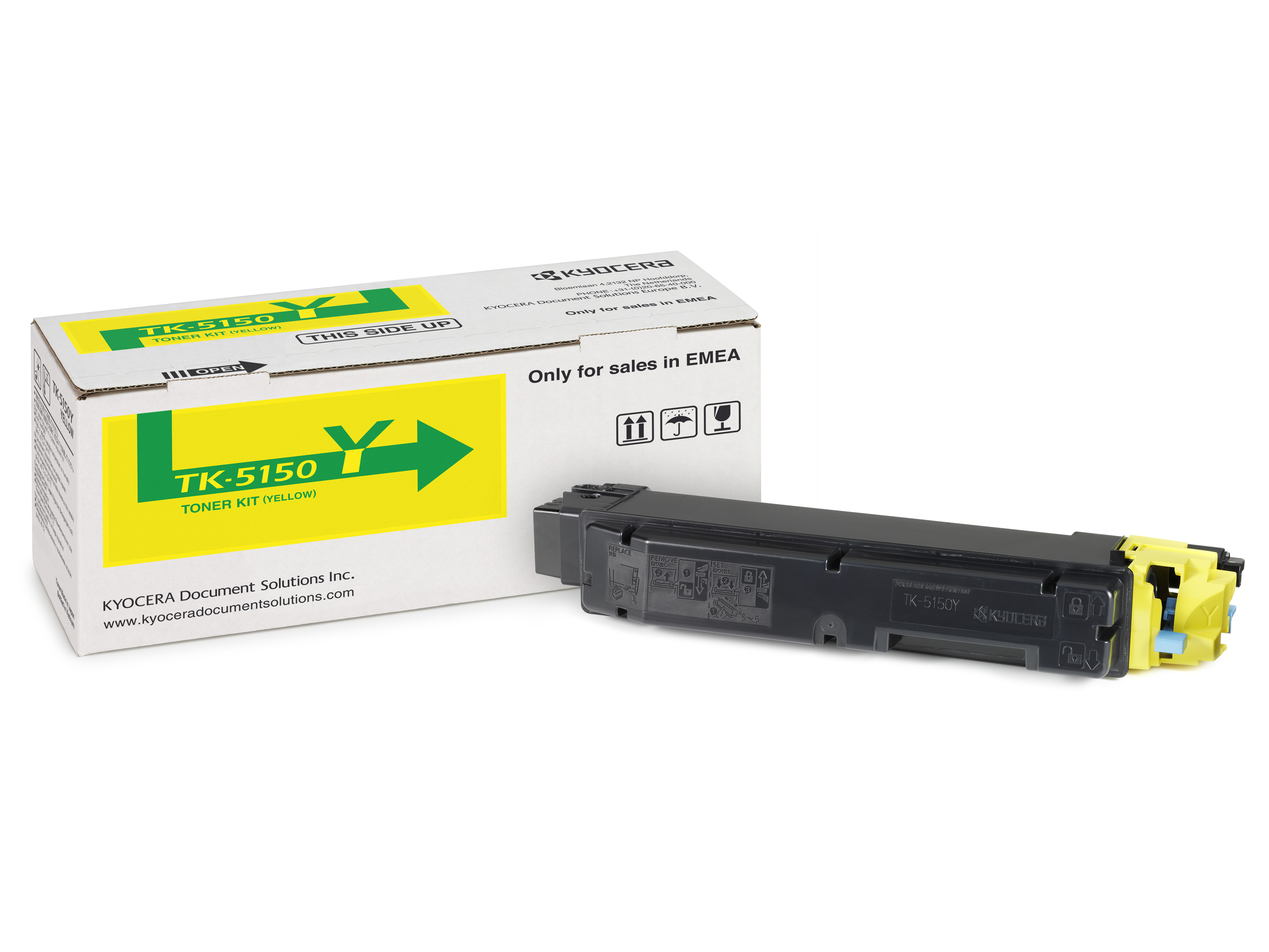 Тонер касета за Kyocera ECOSYS M6035cidn/M6535cidn/P6035cdn - Toner - TK-5150Y (TK5150Y) / 1T02NSANL0 - Yellow - PN 1T02NSANL0