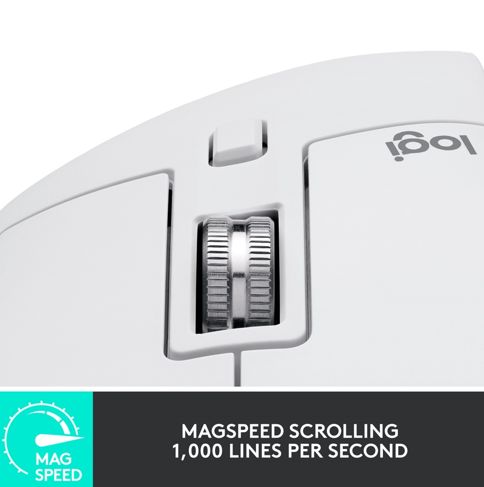 МИШКА LOGITECH MX MASTER 3S - Wireless / Безжична - Grey - PN 910-006560