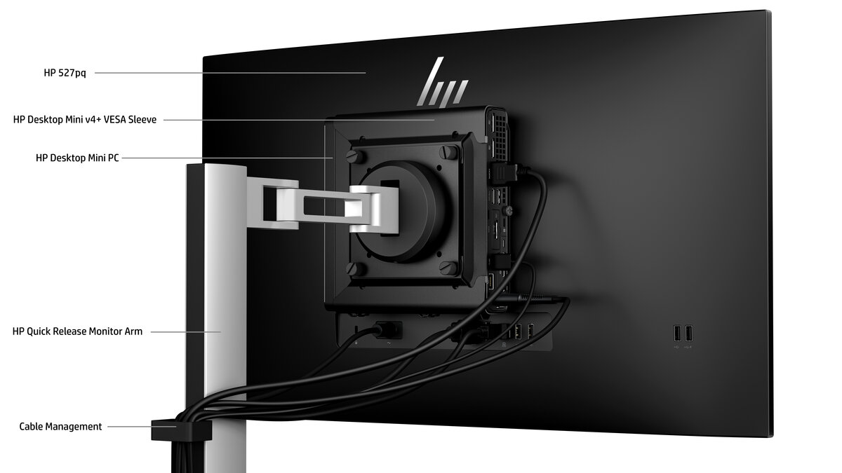 Монитор 27" HP Monitor 9D9S0UT / 9D9S0UT#ABB Black - PN 9D9S0UT#ABB