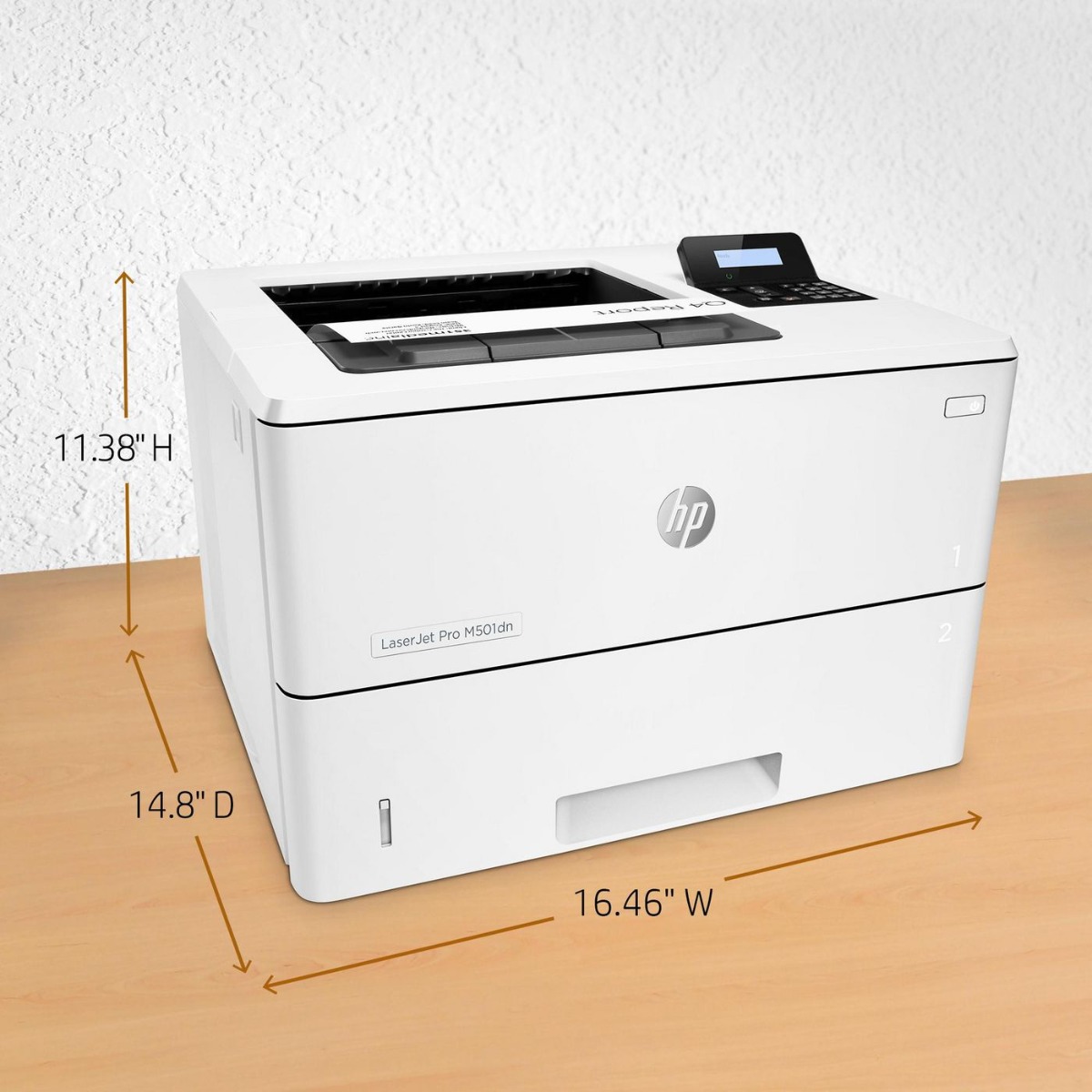 ЛАЗЕРЕН ПРИНТЕР HEWLETT PACKARD Laserjet PRO 501DN - J8H61A #B19
