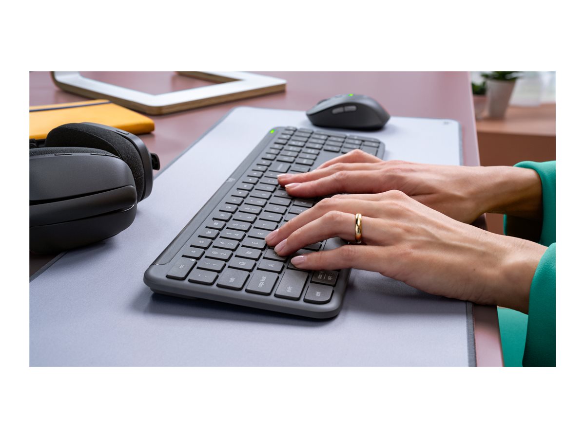 Комплект Мишка + Клавиатура Logitech Mouse and keyboard set Signature Slim MK950 for Business / 920-012508 Graphite - PN 920-012508