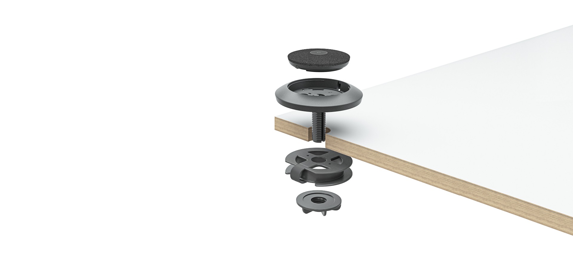 Стойка за микрофон Logitech Mount / Holder Rally / 952-000002 Black - PN 952-000002