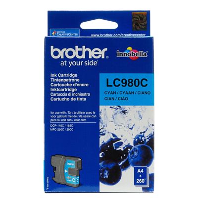 ГЛАВА ЗА BROTHER MFC 250C/290C/DCP 145C/165C - Cyan - PN LC980C (LC-980C)