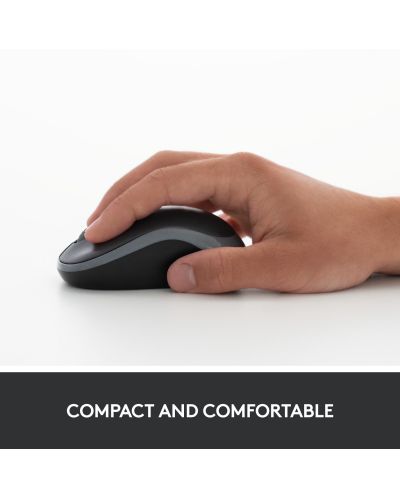 МИШКА LOGITECH M185B - Wireless / Безжична - Blue Black - PN 910-002239