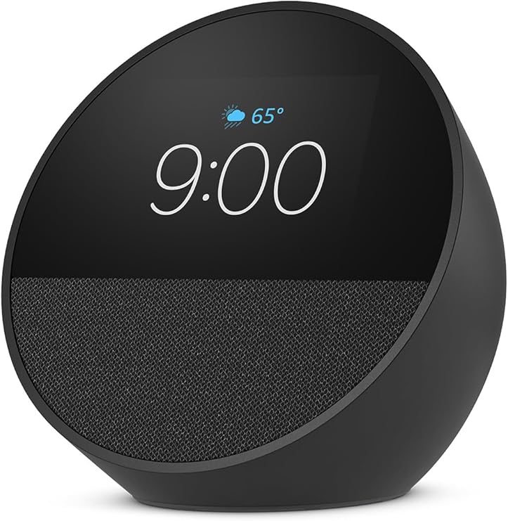 Смарт тонколона Amazon Smart Home Hub Echo Spot / B0C2S2J7JP Black - PN B0C2S2J7JP